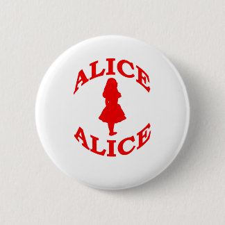 Bóton Redondo 5.08cm Alice no país das maravilhas
