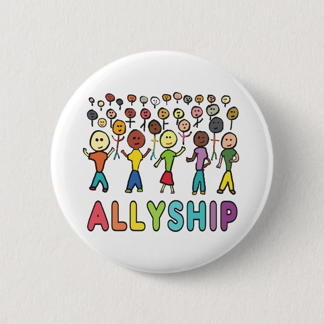 Bóton Redondo 5.08cm Allyship (Frente)