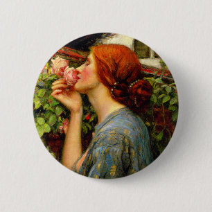 Bóton Redondo 5.08cm Alma da Rosa John William Waterhouse