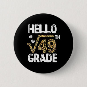 Bóton Redondo 5.08cm Alô Raiz Quadrada Do 49.º 7 Grau 1rua Folha