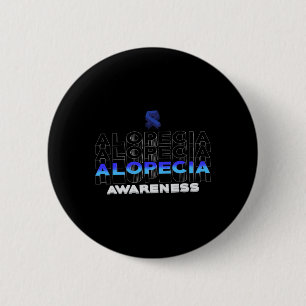 Bóton Redondo 5.08cm Alopecia Sensibilização Cabelo Perda Guerreiro Gan