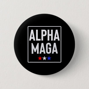 Bóton Redondo 5.08cm Alpha Mega Trump 2024 Design