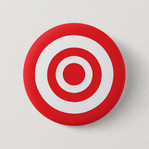 Bóton Redondo 5.08cm Alvo do Bullseye