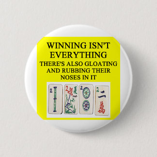 Bóton Redondo 5.08cm Amante de MAHJONG