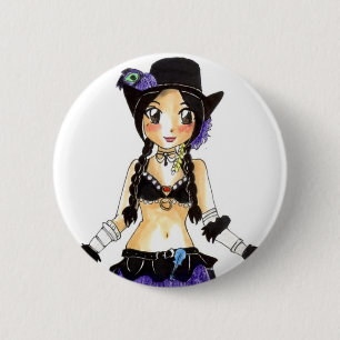 Bóton Redondo 5.08cm Amaranto