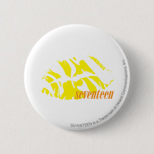 Bóton Redondo 5.08cm Amarelo da zebra