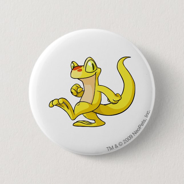 Bóton Redondo 5.08cm Amarelo de Techo (Frente)