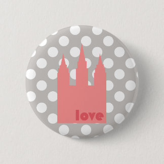 Bóton Redondo 5.08cm Ame o pino do templo