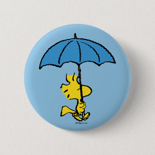 Bóton Redondo 5.08cm Amendoins Woodstock Blue Umbrella