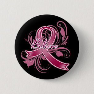 Bóton Redondo 5.08cm Amiloidose Acredita Fita Fita Farta