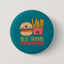 Amizade Burger e Fries Melhores Amigos para Sempre