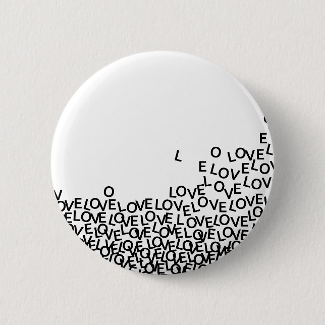 Bóton Redondo 5.08cm amor amor (Frente)