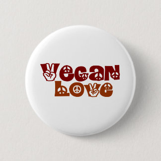 Bóton Redondo 5.08cm Amor do Vegan