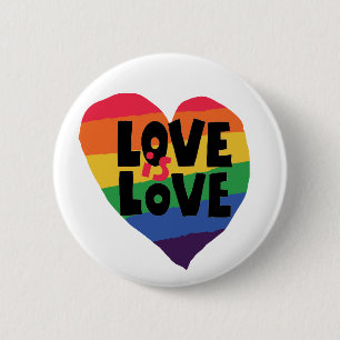 Bóton Redondo 5.08cm Amor é Amor