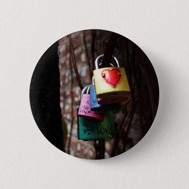 Bóton Redondo 5.08cm Amor fechado (Frente)