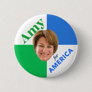 Bóton Redondo 5.08cm Amy Klobuchar 2020