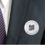 Bóton Redondo 5.08cm Análise de Código QR da Empresa Personalizada de E<br><div class="desc">Promova sua empresa com este botão elegante,  com código QR personalizado e texto. Adicione facilmente seus detalhes clicando na opção "personalizar".</div>