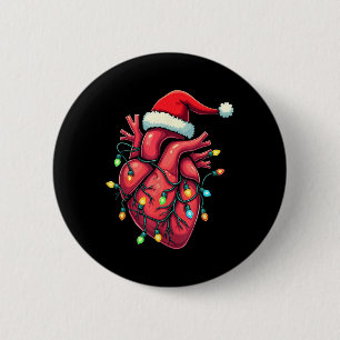 Bóton Redondo 5.08cm Anatomia cardíaca Enfermeira Natal Enfermeira Nata