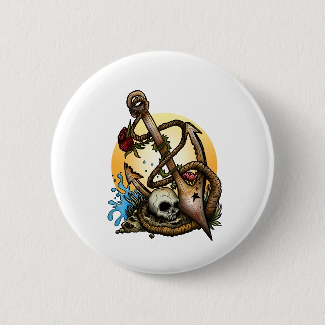 Bóton Redondo 5.08cm Ancorado (Frente)