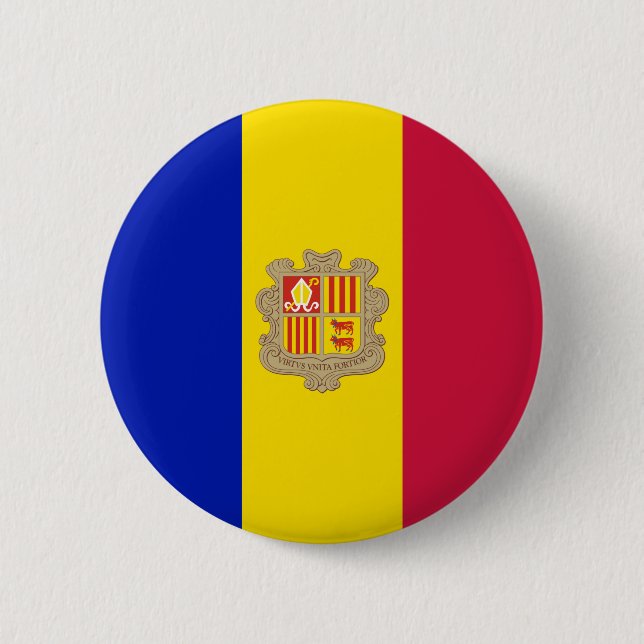 Bóton Redondo 5.08cm Andorra Flag (Frente)