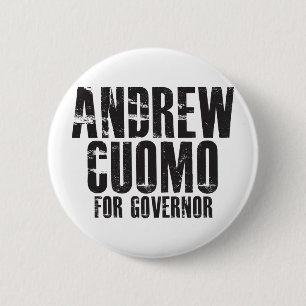 Bóton Redondo 5.08cm Andrew Cuomo para o governador 2010