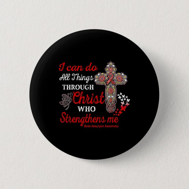 Bóton Redondo 5.08cm Aneurisma Cérebro Consciência Gnomos Borgonos Cami (Frente)