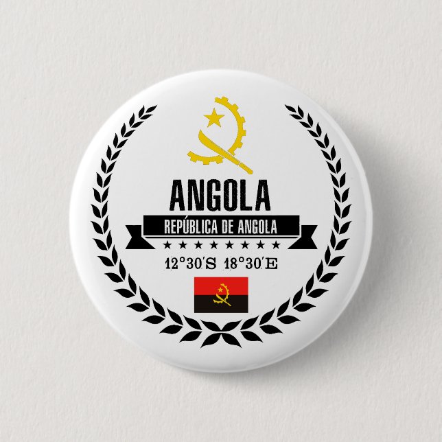 Bóton Redondo 5.08cm Angola (Frente)