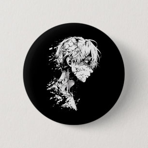 Bóton Redondo 5.08cm Anime Manga Motif Desenho Trabalho de arte