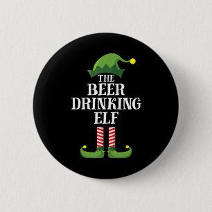 Bóton Redondo 5.08cm Aniversário de Natal de Bebendo de cerveja