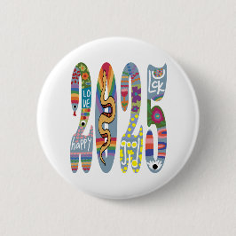 Bóton Redondo 5.08cm Ano Do Cobra 2025