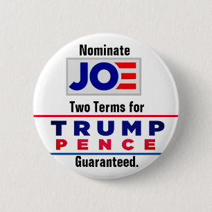 Bóton Redondo 5.08cm Anti-Biden