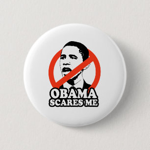 BÓTON REDONDO 5.08CM ANTI-OBAMA/SUSTOS DE OBAMA MIM
