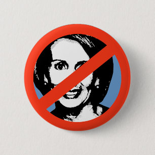 Bóton Redondo 5.08cm ANTI-PELOSI: Anti-Nancy Pelosi