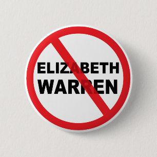 Bóton Redondo 5.08cm Anti presidente 2020 de Elizabeth Warren popular