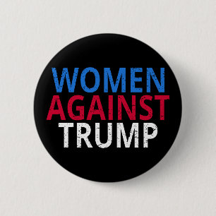 Bóton Redondo 5.08cm Anti-Trump - Mulheres Contra Trump