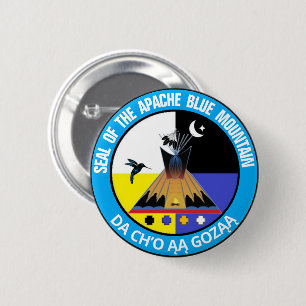 Bóton Redondo 5.08cm Apache Blue Mountain®