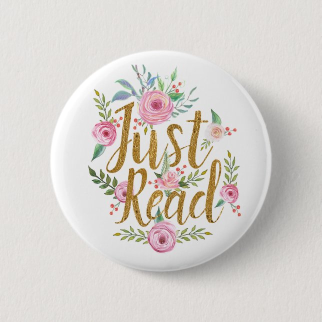 Bóton Redondo 5.08cm Apenas lido (Frente)