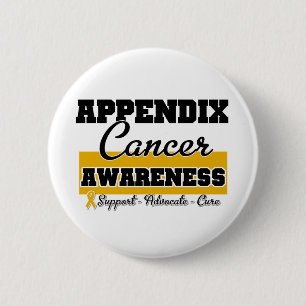 Bóton Redondo 5.08cm Apêndice Sensibilização do Cancer
