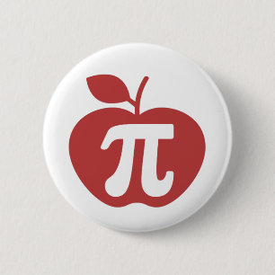 Bóton Redondo 5.08cm Apple Pi 3.14