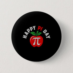 Bóton Redondo 5.08cm Apple Pi Day 3.14 Geek G De Professores De Matemát