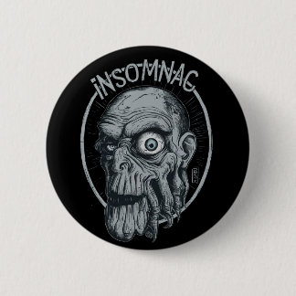 Bóton Redondo 5.08cm Apresentando Olhos Esticados e Alunos Grandes