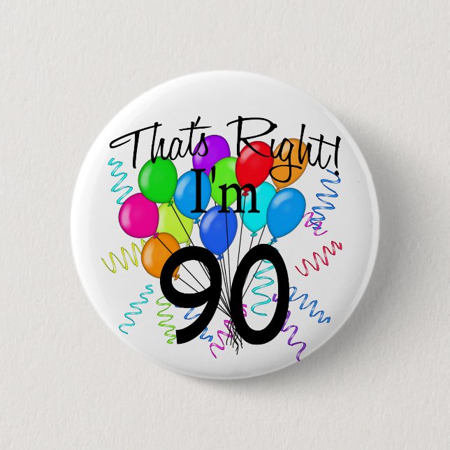 Bóton Redondo 5.08cm Aquele é direito que eu sou 90 (Frente)