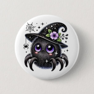 Bóton Redondo 5.08cm Aranha-Bruxa Cósmica