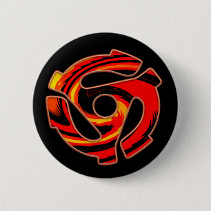 Bóton Redondo 5.08cm Aranha de 45 RPM