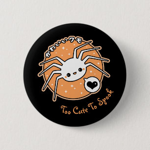 Bóton Redondo 5.08cm Aranha do Dia das Bruxas