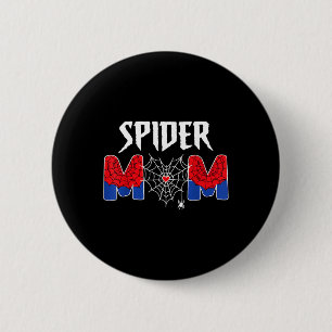 Bóton Redondo 5.08cm Aranha Engraçada Mãe Dia de as mães Para Mulheres