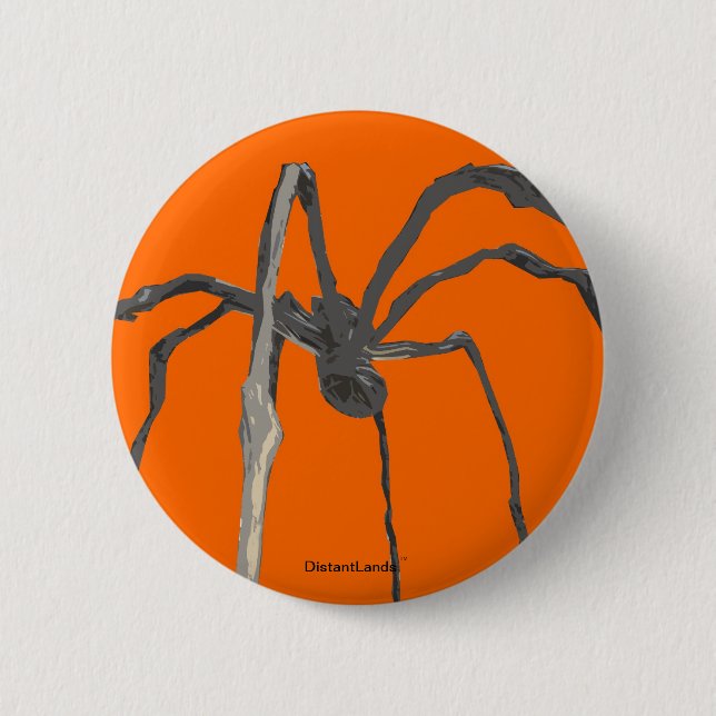 Bóton Redondo 5.08cm Aranha gigante - Tokyo (crachá) (Frente)