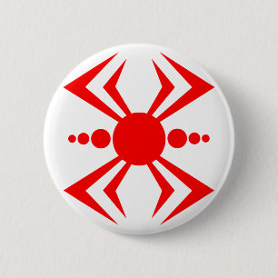 Bóton Redondo 5.08cm Aranha Japonesa