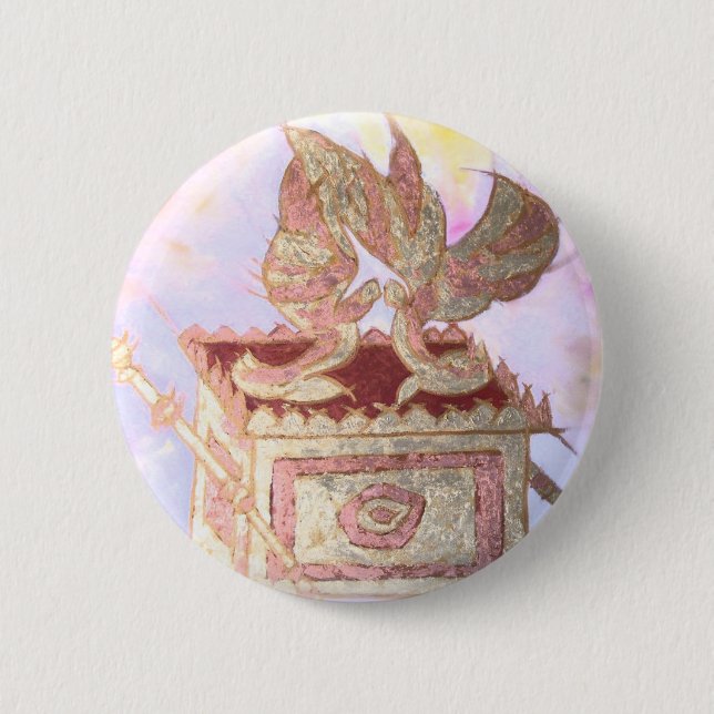 Bóton Redondo 5.08cm Arca do Pacto (Frente)