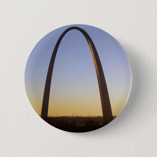 Bóton Redondo 5.08cm Arco da entrada, St Louis, MO (Frente)
